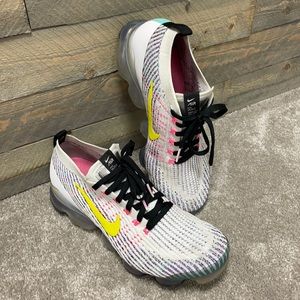 Nike Air VaporMax Flyknit 3 'White Dynamic Yellow'